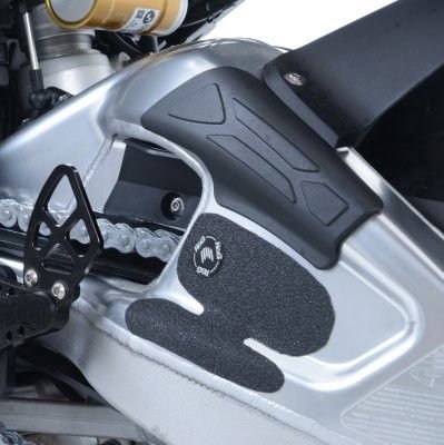 Kit 2PZ Adesivi Anti Scivolo Paratacco Bmw S1000R S1000RR 10 15 HP4 Nero Solo Forcellone 12042 Rg EZBG101BL - ENDURRAD