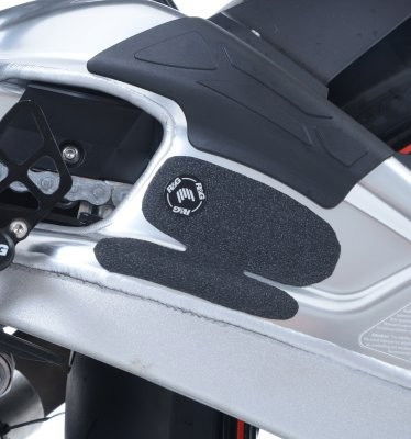 Kit 2PZ Adesivi Anti Scivolo Paratacco Bmw S1000R S1000RR 10 15 HP4 Nero Solo Forcellone 12042 Rg EZBG101BL - Endurrad