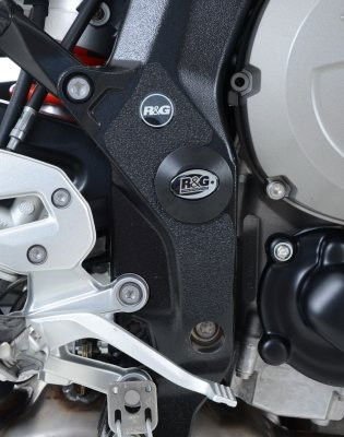 Kit 2PZ Adesivi Anti Scivolo Paratacco Bmw S1000XR 15 19 Nero Solo Telaio 12829 Rg EZBG104BL - ENDURRAD