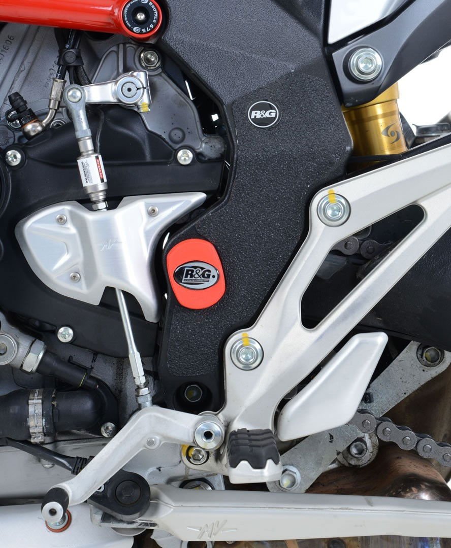 Kit 2PZ Adesivi Anti Scivolo Paratacco Mv Agusta 800 Turismo Veloce Nero 13056 Rg EZBG603BL - ENDURRAD