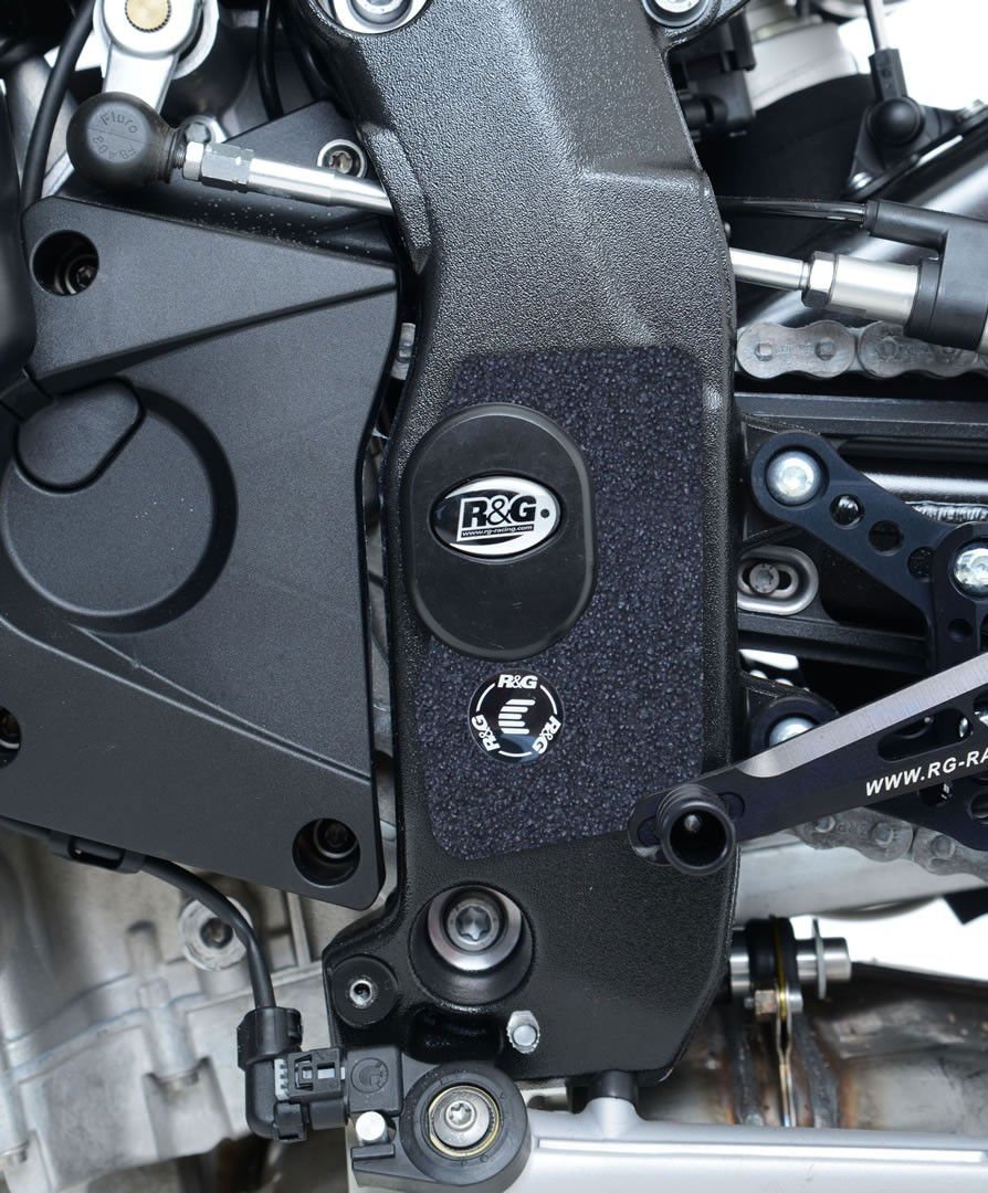 Kit 2pz.adesivi anti - scivolo paratacco BMW S 1000 R / S1000RR '10 - '14 /HP4 - nero - ENDURRAD