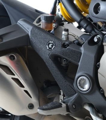 Kit 2PZ Adesivi Anti Scivolo Paratacco Ducati Monster 821 1200 Nero R G 18043 Rg EZBG204BL - Endurrad
