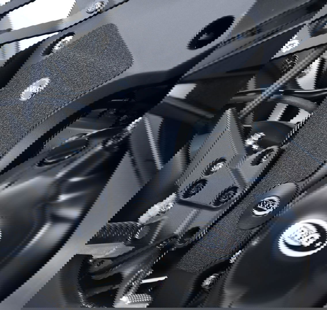 Kit 2PZ Adesivi Anti Scivolo Paratacco Kawasaki Z1000SX 17 Nero Solo Telaio R G 18046 Rg EZBG408BL - Endurrad