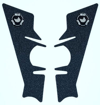 kit 2pz.adesivi anti-scivolo paratacco MV Agusta F3 675/800 - nero