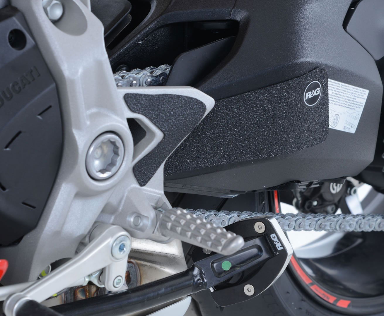 Kit 3PZ Adesivi Anti Scivolo Paratacco Ducati Supersport S 17 Nero 18302 - Endurrad