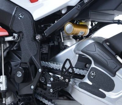 Kit 4PZ Adesivi Anti Scivolo Paratacco Bmw S1000RR 15 Nero Forcellone E Telaio 12043 Rg EZBG102BL - ENDURRAD