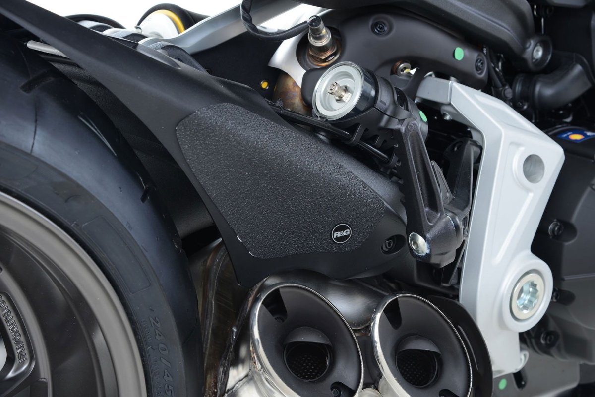 Kit 4PZ Adesivi Anti Scivolo Paratacco Ducati X Diavel X Diavel S Nero 16763 Rg EZBG208BL - ENDURRAD