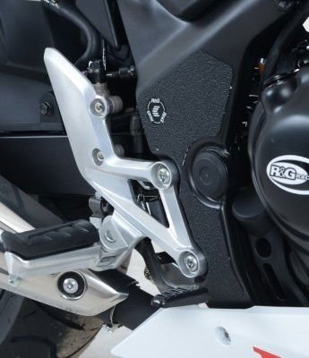 Kit 4PZ Adesivi Anti Scivolo Paratacco Honda CBR300R Nero Solo Telaio 12046 Rg EZBG304BL - ENDURRAD
