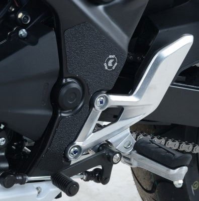 Kit 4PZ Adesivi Anti Scivolo Paratacco Honda CBR300R Nero Solo Telaio 12046 Rg EZBG304BL - ENDURRAD
