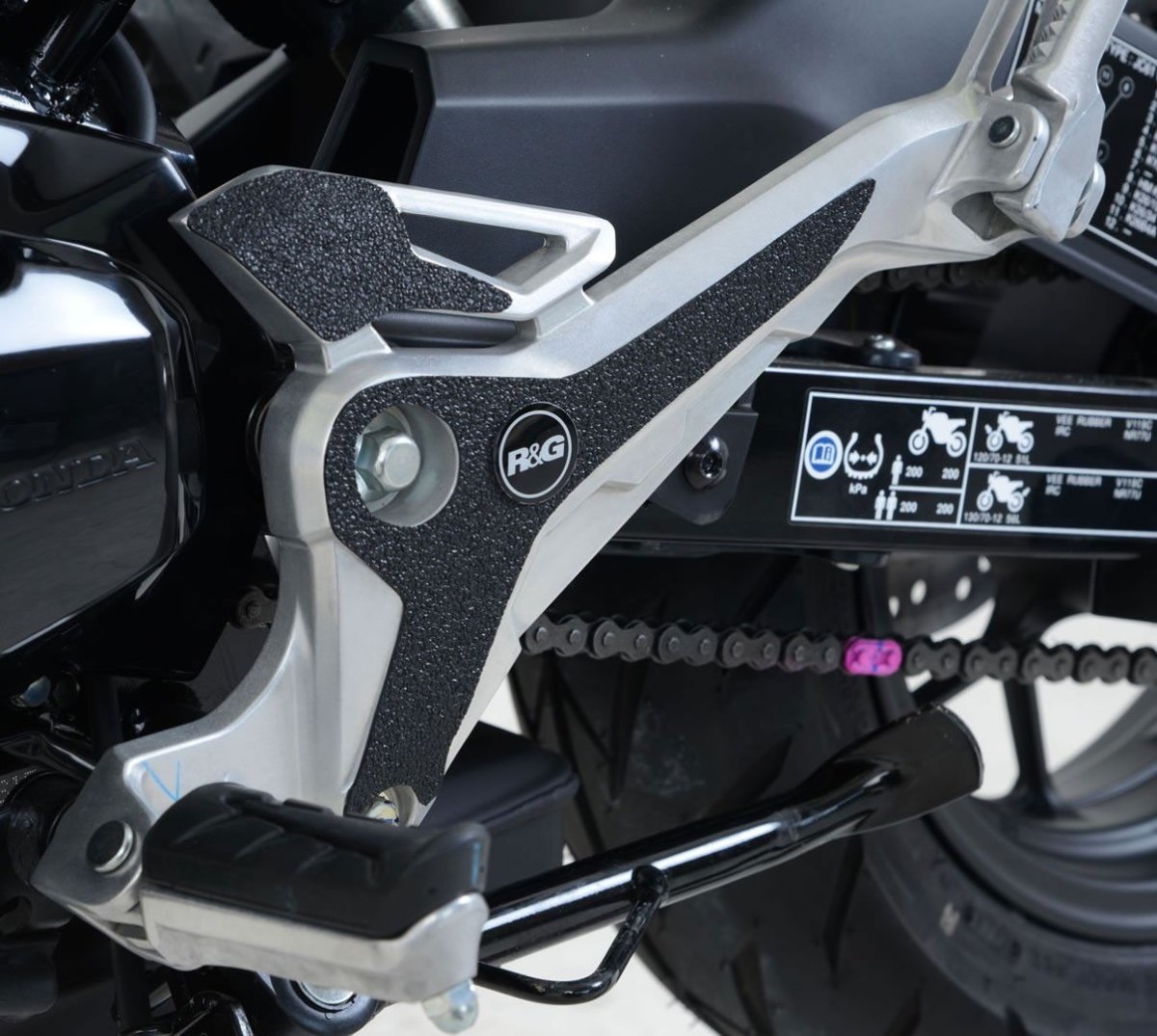 Kit 4PZ Adesivi Anti Scivolo Paratacco Honda Msx 125 16 17443 Rg EZBG308BL - ENDURRAD