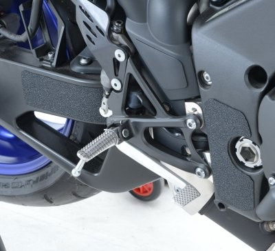Kit 4pz.adesivi anti-scivolo paratacco YAMAHA YZF-R1 '09-'14 -nero