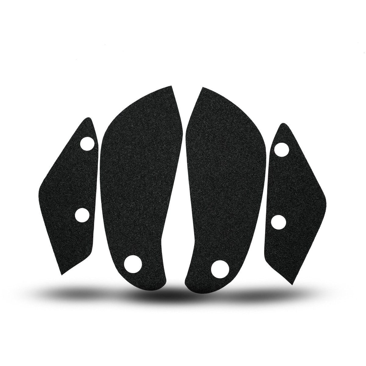 Kit 4PZ Adesivi Anti Scivolo Serbatoio Ducati Panigale V2 25 Nero 93304 Rg EZRG237BL - ENDURRAD