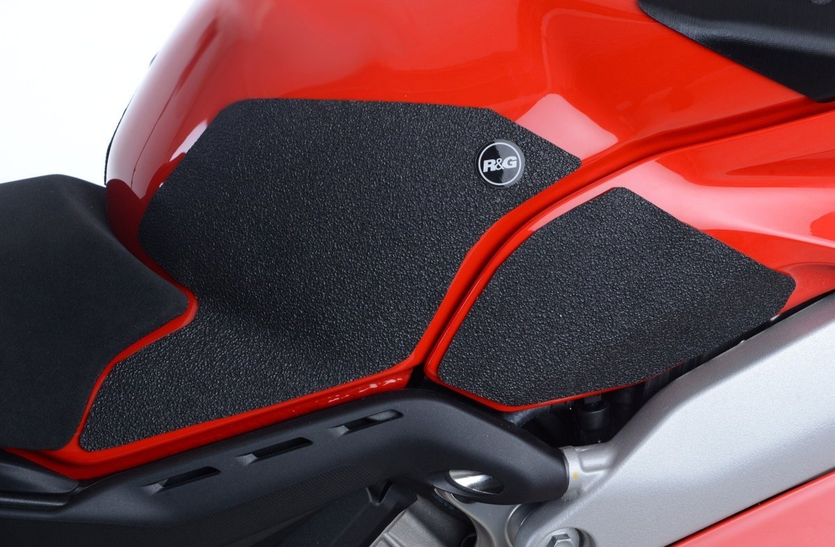 Kit 4PZ Adesivi Anti Scivolo Serbatoio Ducati Panigale V4 V4S Speciale V4R 19 Streetfighter V4 20 55173 Rg EZRG221BL - ENDURRAD