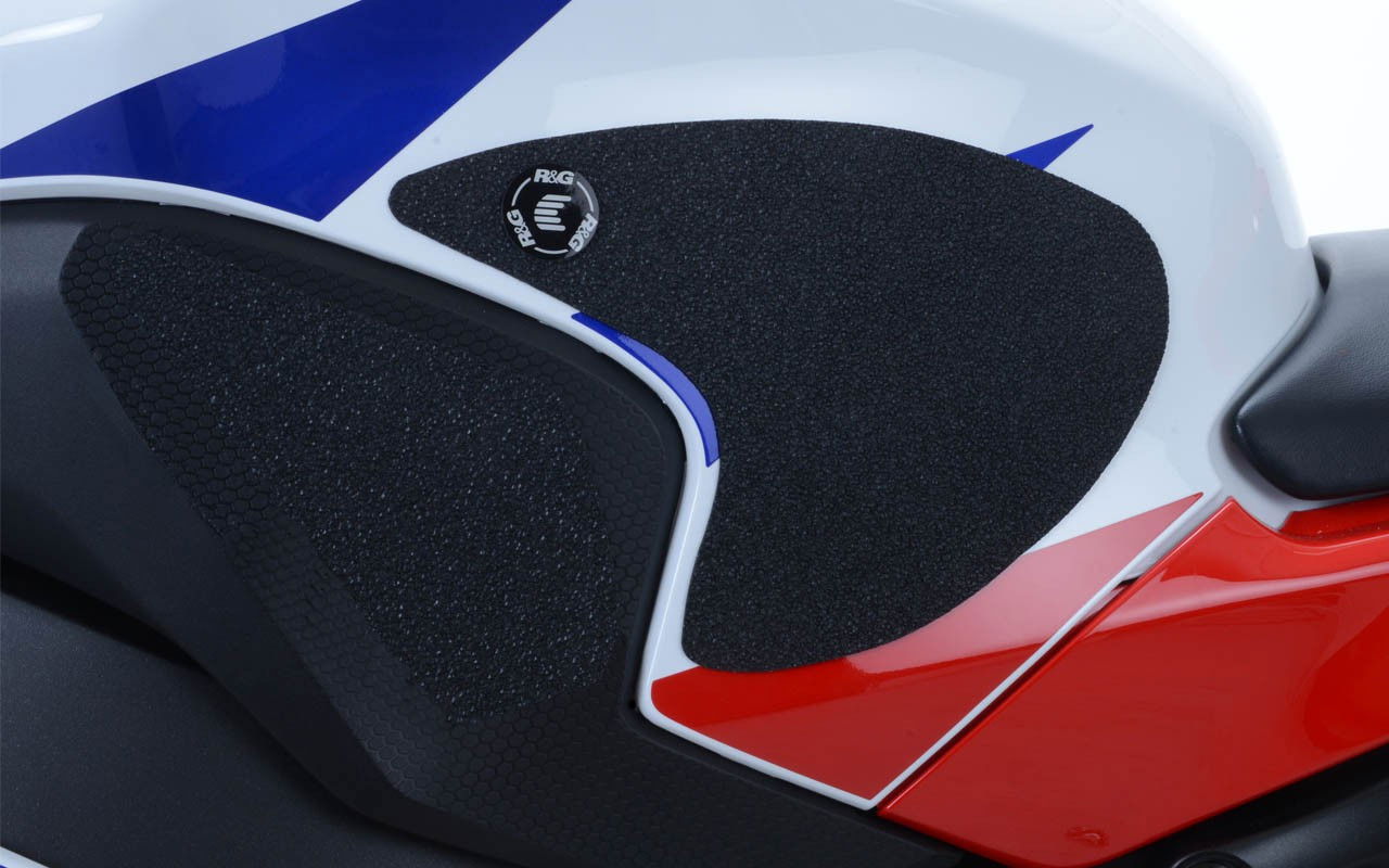 Kit 4PZ Adesivi Anti Scivolo Serbatoio Honda CBR1000RR 12 16 Racing Nero 11204 - Endurrad