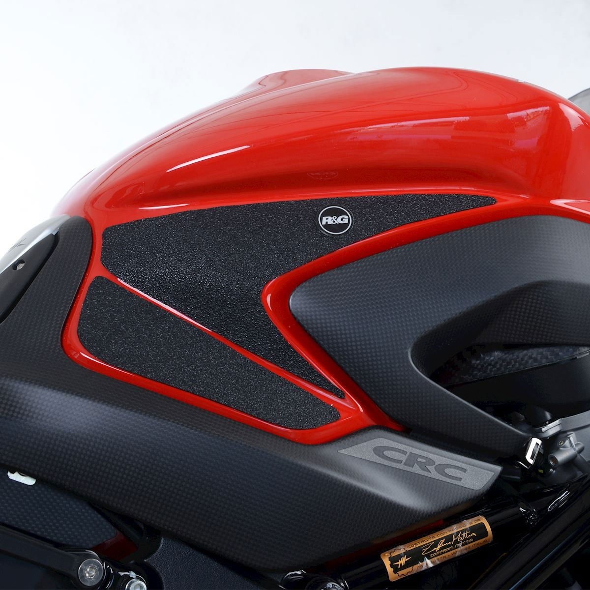 Kit 4PZ Adesivi Anti Scivolo Serbatoio Mv Agusta Brutale 1000RR 20 Brutale Oro 20 71569 Rg EZRG608BL - ENDURRAD