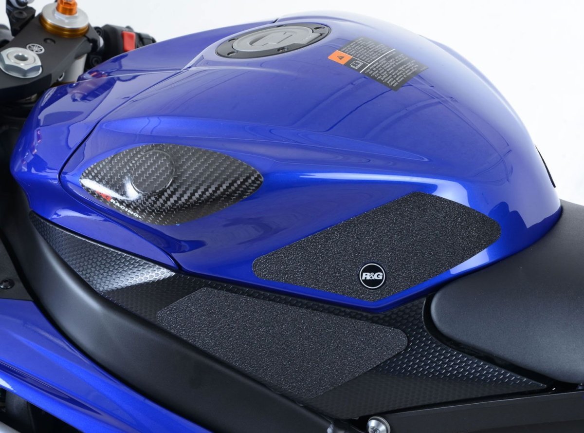 Kit 4PZ Adesivi Anti Scivolo Serbatoio Yamaha Yzf R6 12 14 Nero 11324 Rg EZRG906BL - ENDURRAD
