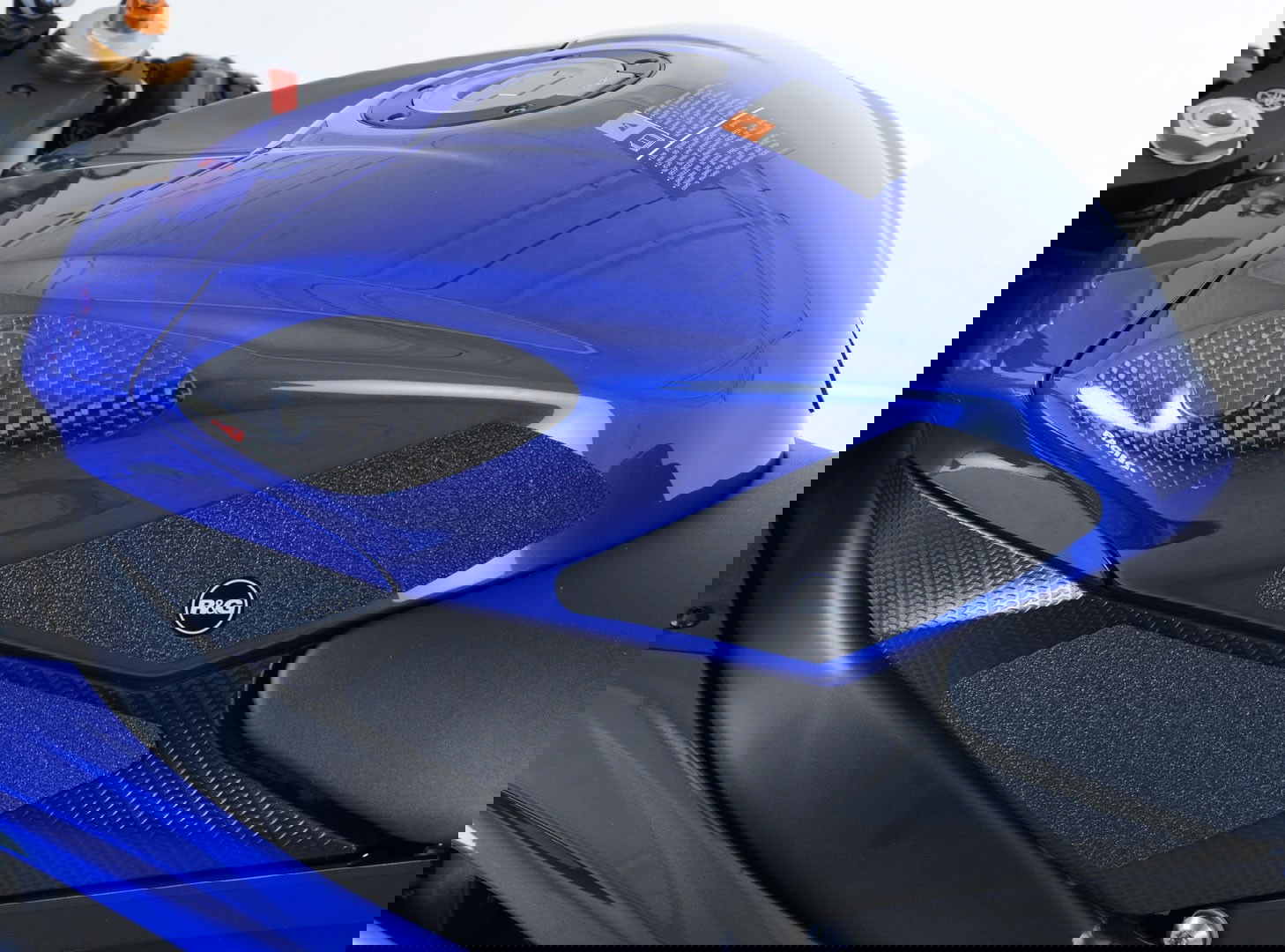 Kit 4PZ Adesivi Anti Scivolo Serbatoio Yamaha Yzf R6 12 14 Nero 11324 Rg EZRG906BL - Endurrad