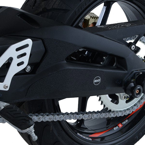 Kit 4PZ Adesivi Anti Scivolo Paratacco Aprilia Shiver 900 Nero Forcellone 66030 - Endurrad