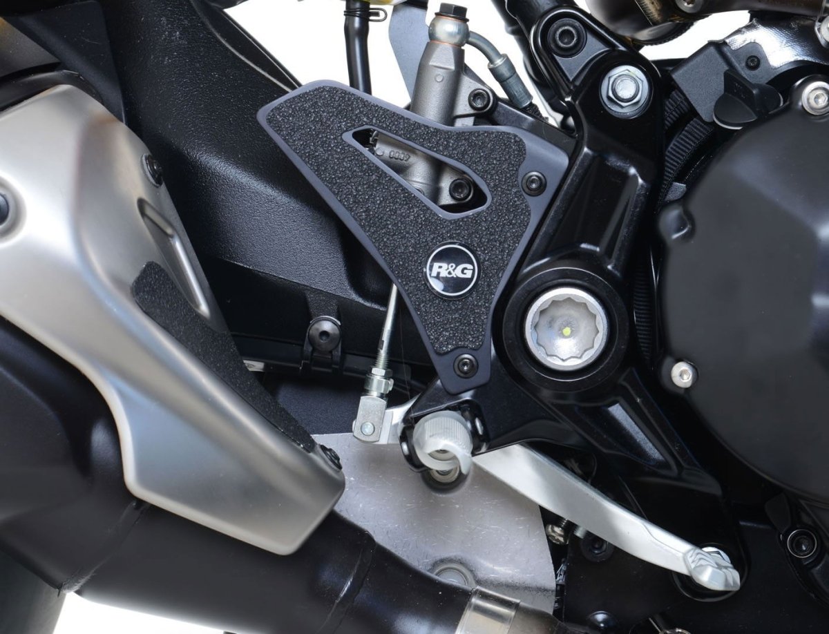 kit 4pz.adesivi anti - scivolo paratacco DUCATI Monster 1200R - nero (anche forcellone) - ENDURRAD