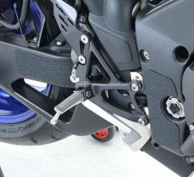 Kit 4pz.adesivi anti - scivolo paratacco YAMAHA YZF - R1 '09 - '14 - nero - ENDURRAD