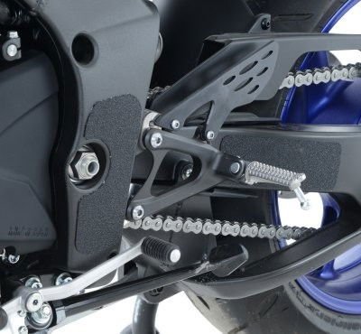Kit 4pz.adesivi anti - scivolo paratacco YAMAHA YZF - R1 '09 - '14 - nero - ENDURRAD