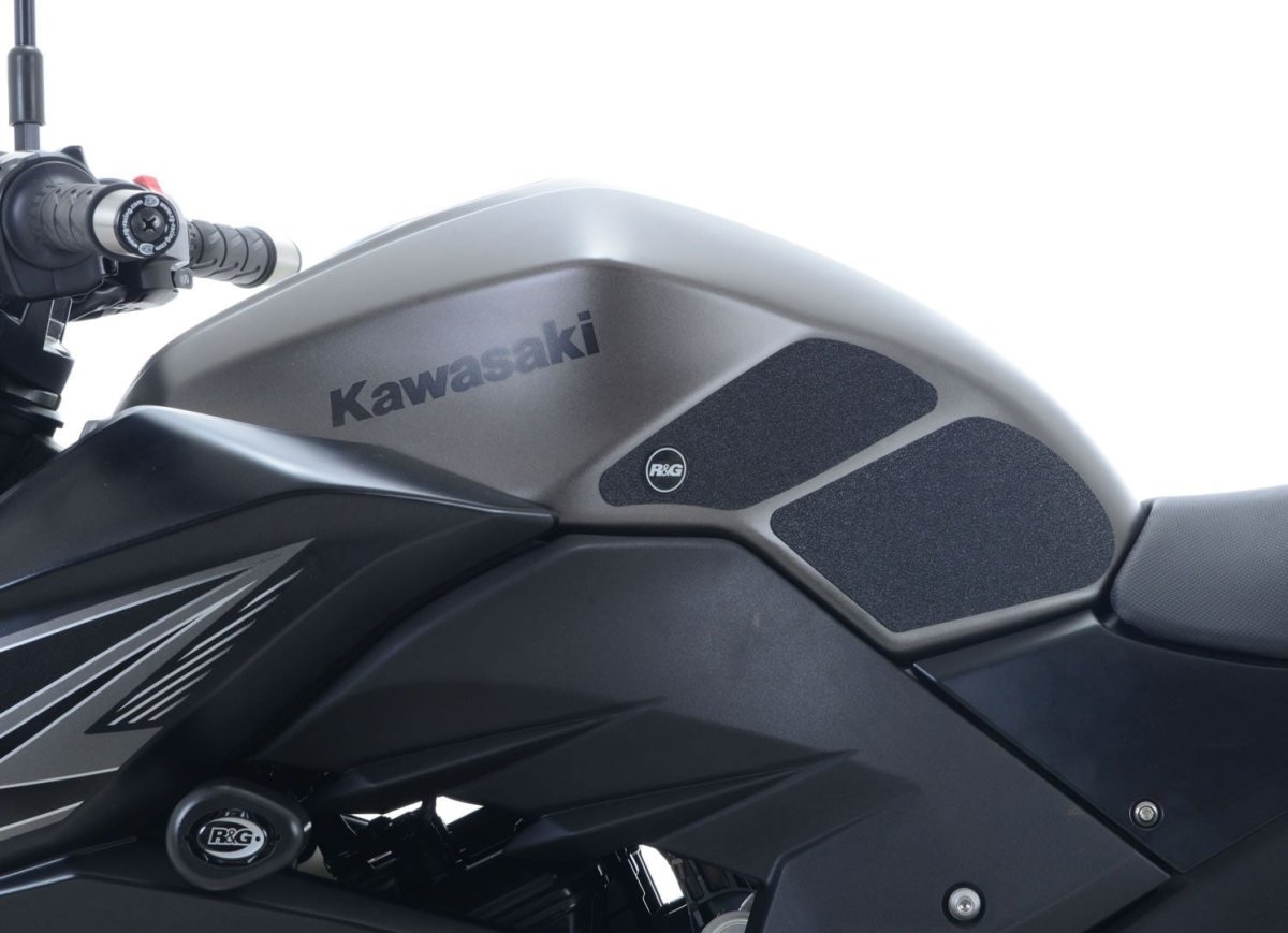 Kit 4pz.adesivi anti - scivolo serbatoio KAWASAKI NINJA 250 '13 - '17 /NINJA 300 13/14 - Z300 - Z250 '13 - '18 - chiaro - ENDURRAD