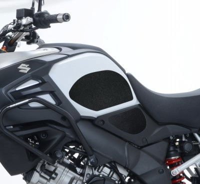 Kit 4pz.adesivi anti - scivolo serbatoio SUZUKI V - Strom 1000 2002/2014 - chiaro - ENDURRAD