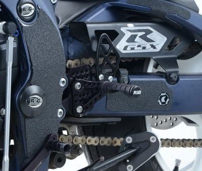 Kit 5PZ Adesivi Anti Scivolo Paratacco Suzuki GSXR600 750 L1 Nero 12051 Rg EZBG701BL - ENDURRAD