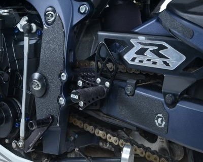 Kit 5PZ Adesivi Anti Scivolo Paratacco Suzuki GSXR600 750 L1 Nero 12051 Rg EZBG701BL - ENDURRAD