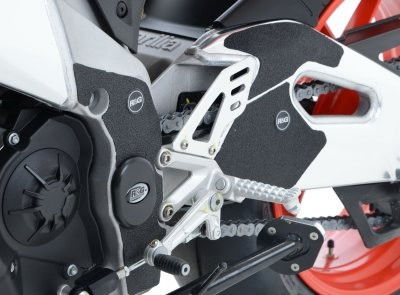 Kit 5PZ Adesivi Anti Scivolo Paratacco Aprilia V4 Tuono 11 RSV4 09 Nero Forcellone E Telaio 12828 Rg EZBG001BL - Endurrad