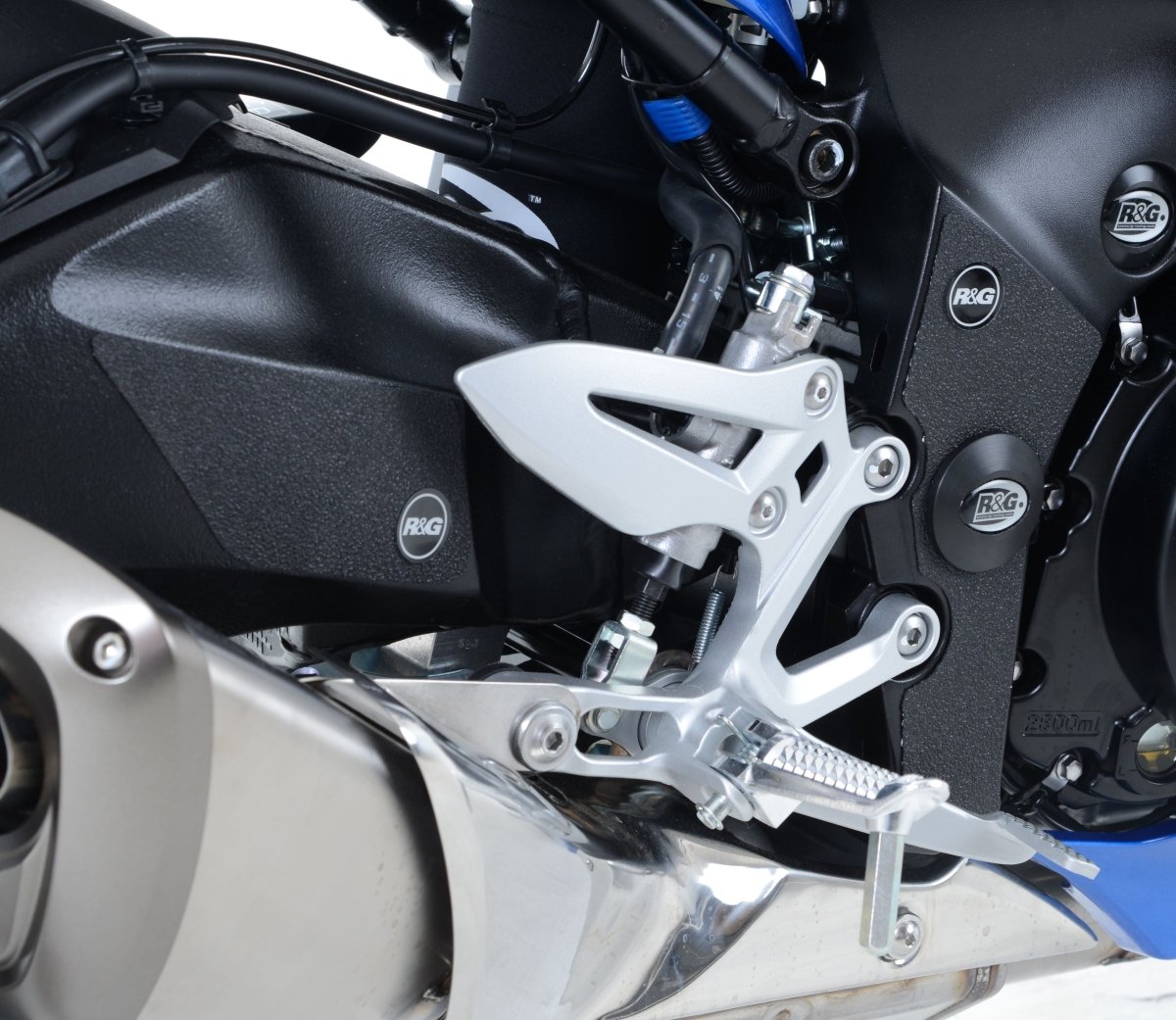 kit 5pz.adesivi anti - scivolo paratacco Suzuki Katana '19 - / GSX - S 1000/1000abs/1000FA nero - ENDURRAD