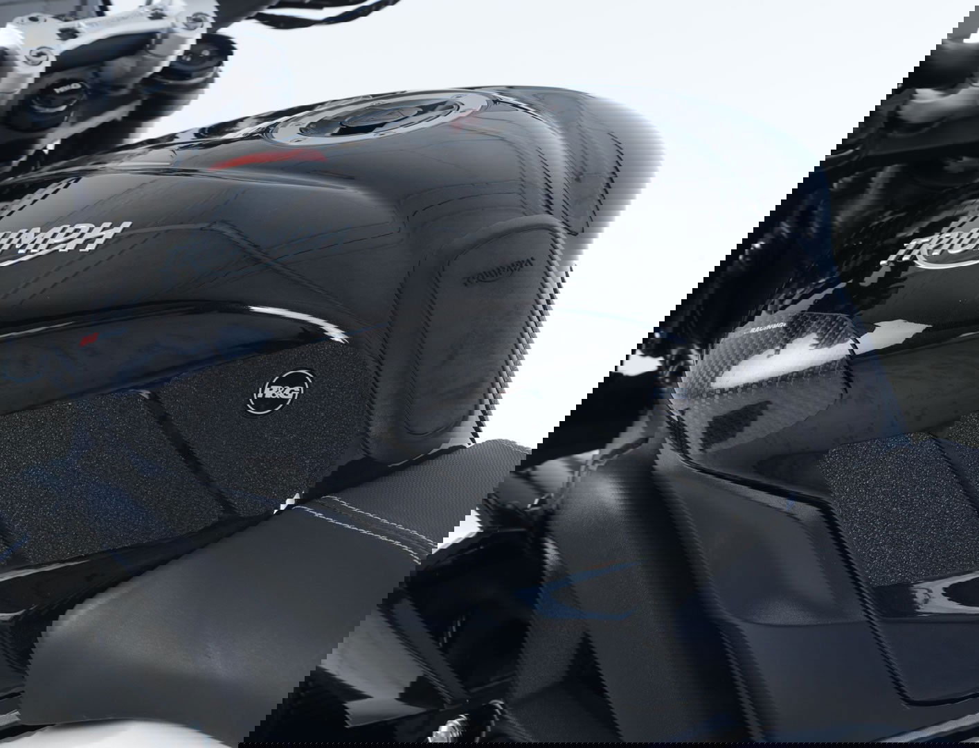 Kit 6PZ Adesivi Anti Scivolo Serbatoio Triumph 675 Daytona Street Triple 13 Street Triple Rx 15 Nero 11304 Rg EZRG801BL - Endurrad