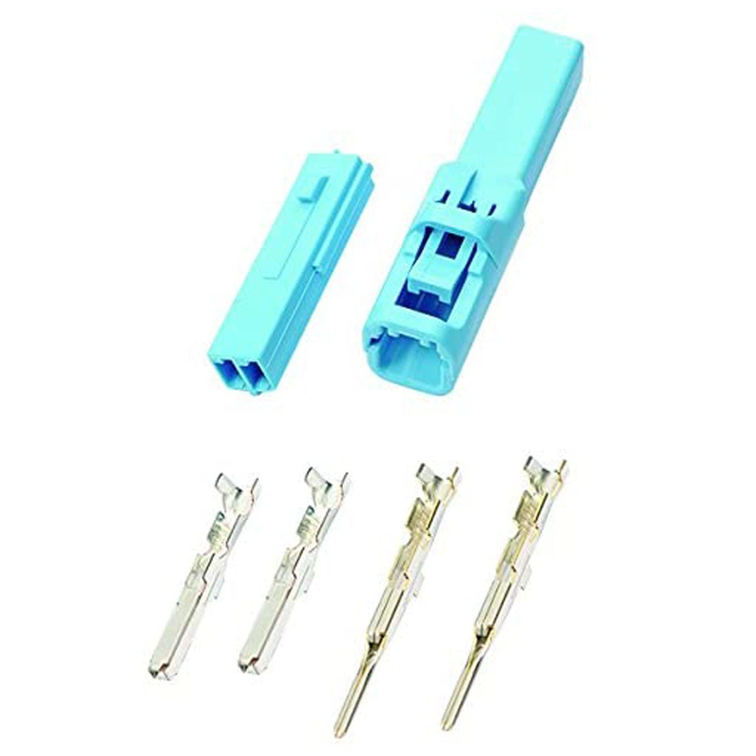 Kit connettori frecce HONDA 2pin, 050-TYPE, azzurro