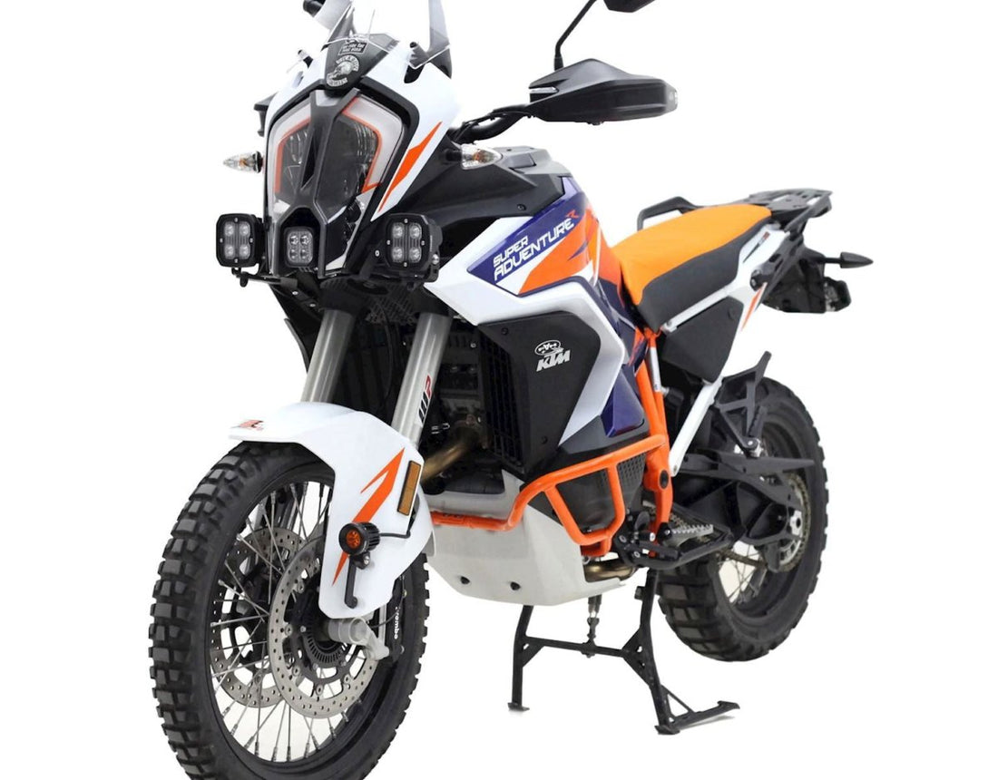 Supporto faretti DENALI montato sulla KTM 1290 Super Adventure – vista 2