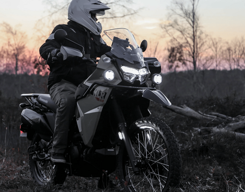 Kit montaggio faretti su barra superiore KLR 650 '22 - ENDURRAD