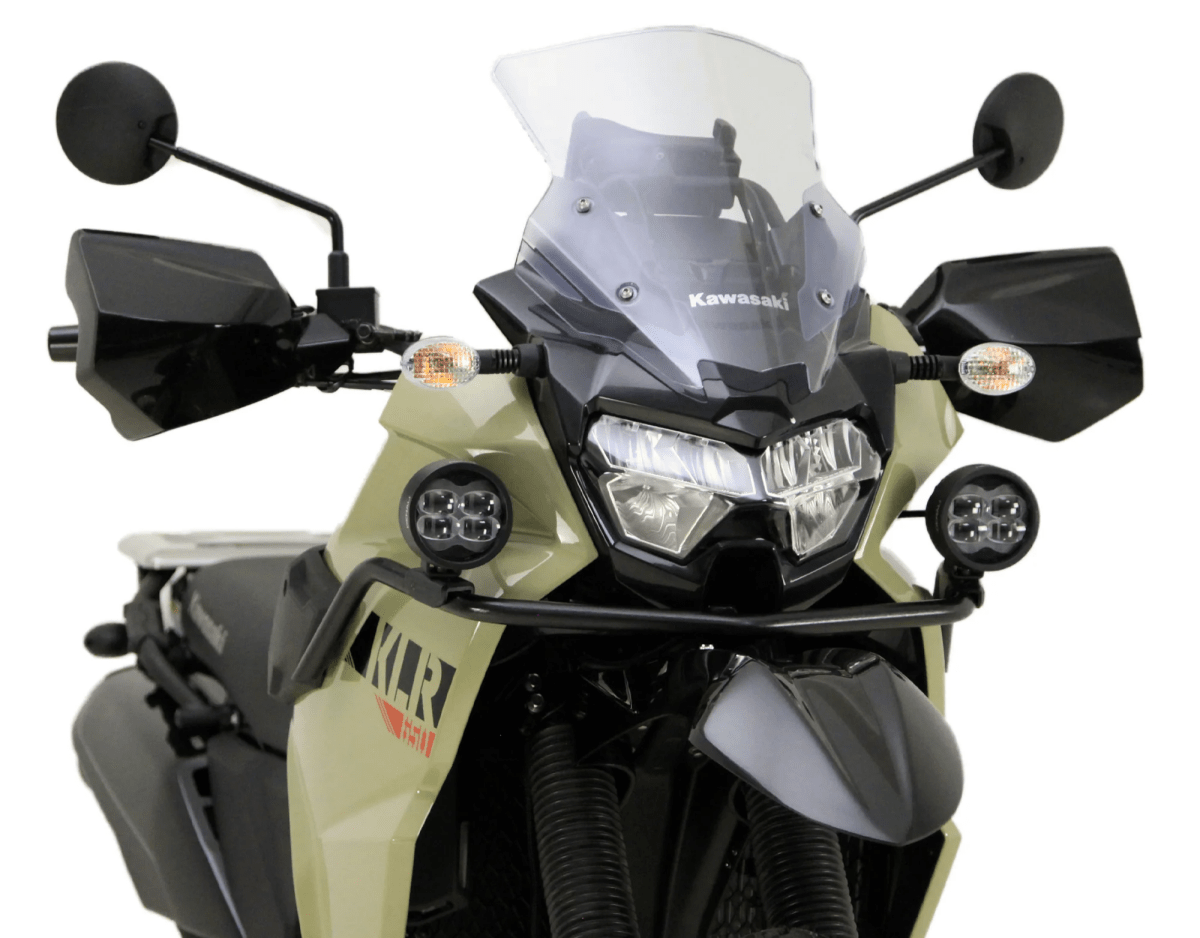 Kit montaggio faretti su barra superiore KLR 650 '22 - ENDURRAD