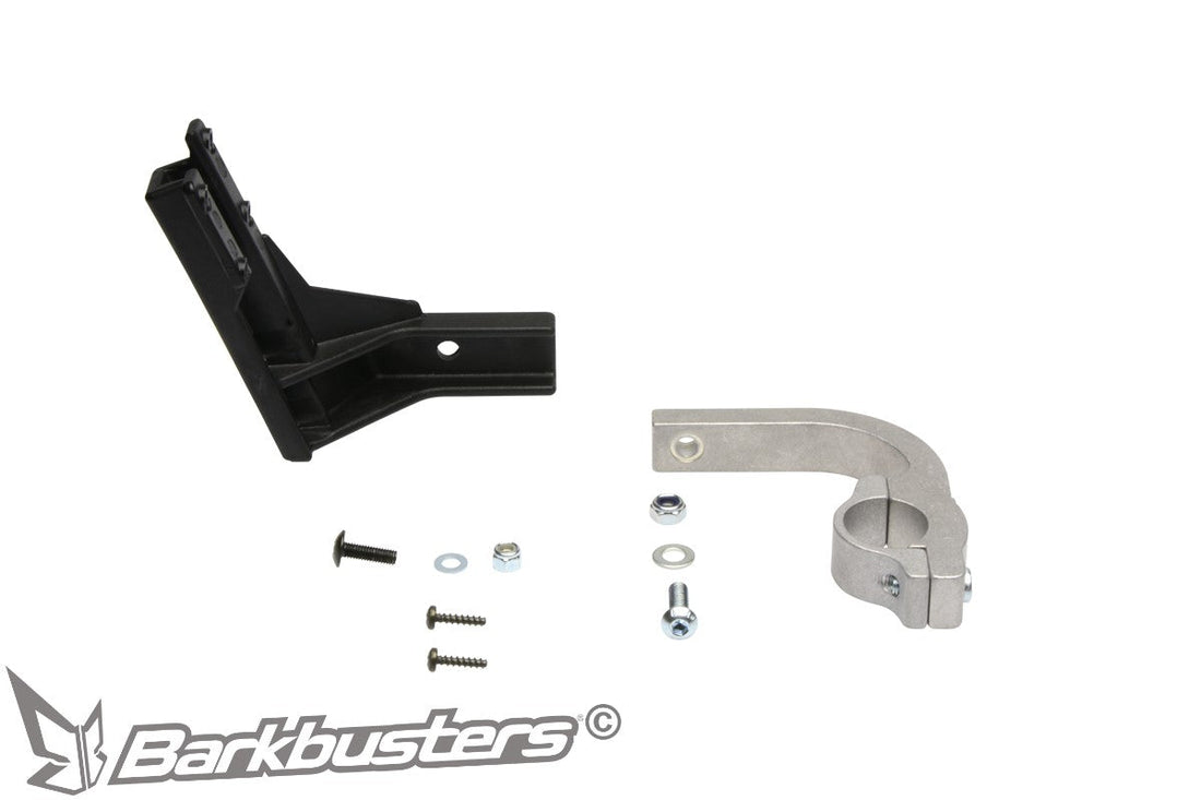 Staffa a L e morsetto del kit Barkbusters STM-002-NP per manubrio da un pollice