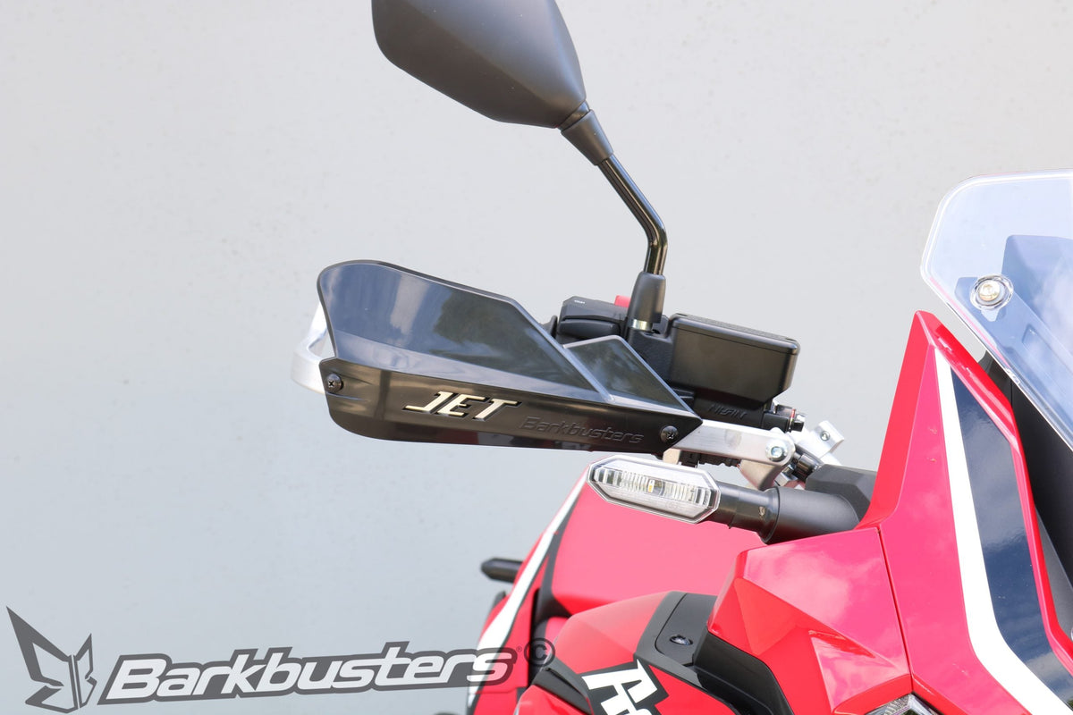 Kit Barkbusters BHG-082 montato su Honda CRF1100L Africa Twin con plastiche JET, vendute separatamente