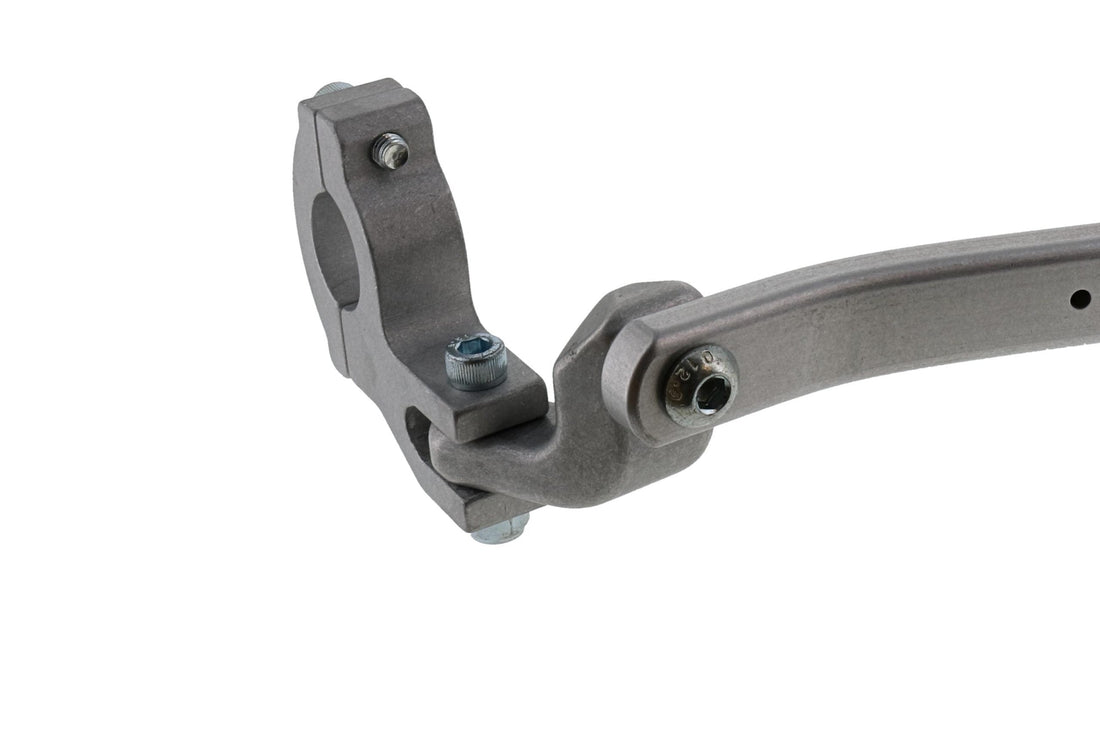 Morsetto del kit paramani Barkbusters BHG-084, fissaggio sulla sezione dritta del manubrio