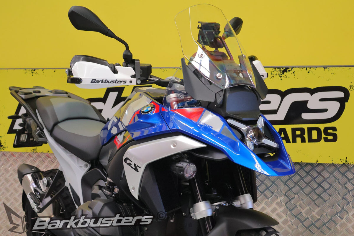 Kit Barkbusters BHG-124 montato su BMW R1300GS con plastiche VPS