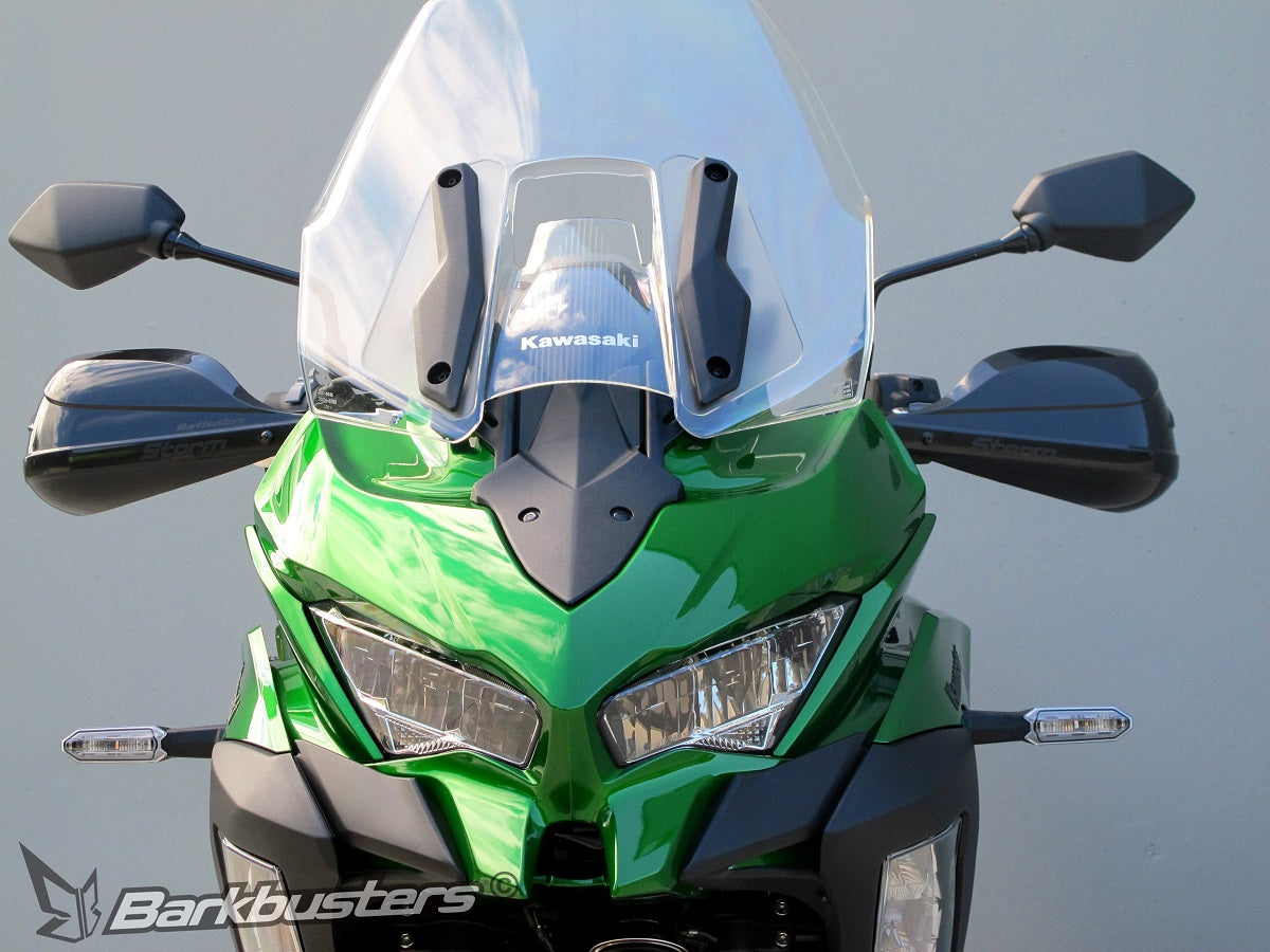 Kit Barkbusters BHG-076 con plastiche STORM su Kawasaki Versys 1000
