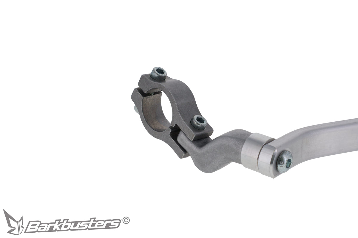 Kit montaggio paramani Barkbusters BHG-127, dettaglio del morsetto
