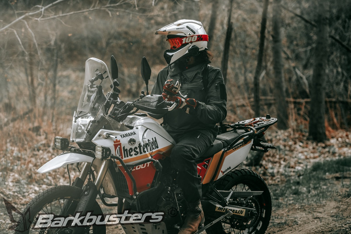 Yamaha Ténéré 700 in uso con paramani Barkbusters BHG-078 e plastiche VPS