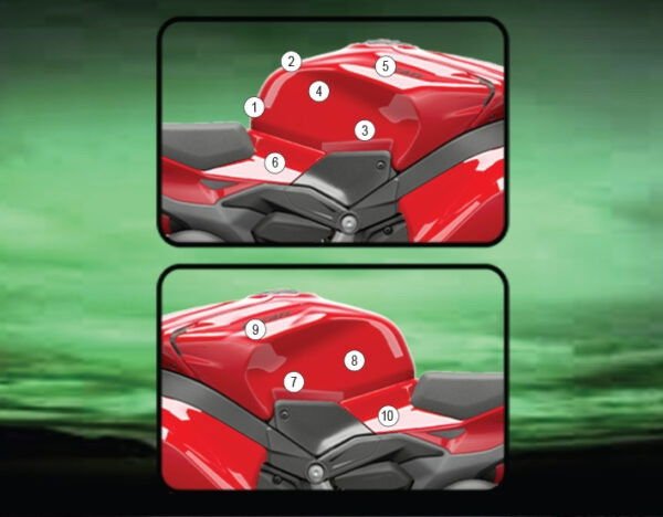 Kit pellicola protettiva serbatoio Eazi‑Grip – Ducati Panigale V4 / Streetfighter V4 2025 - ENDURRAD