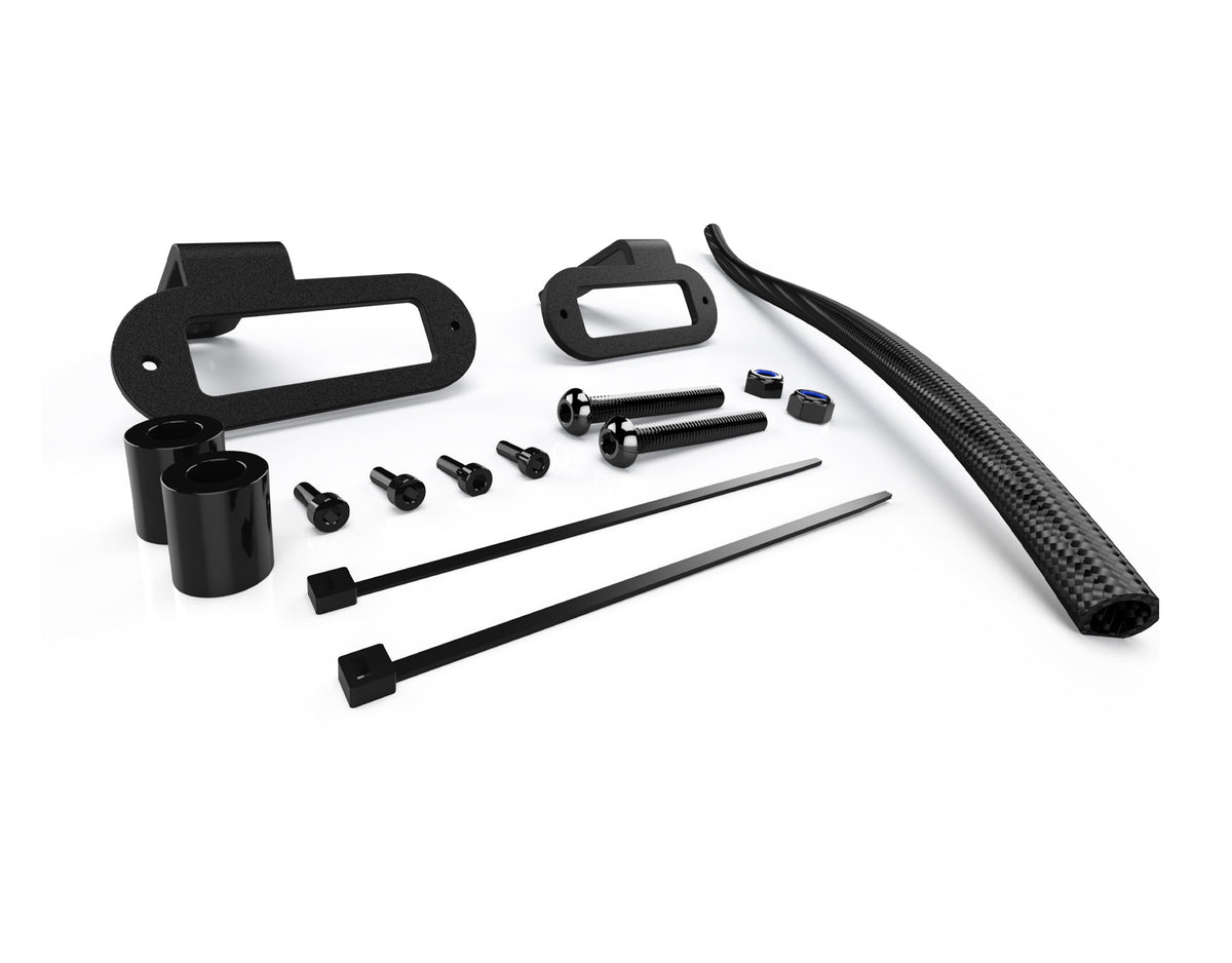 Supporto DENALI per indicatori T3 anteriori su Kawasaki KLR 650