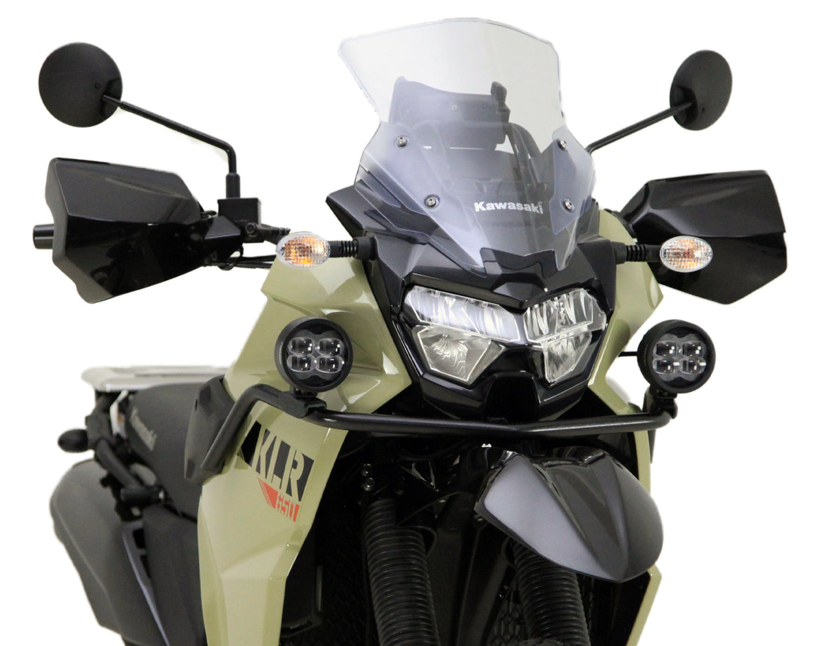 Supporto faretti superiore su paramotore DENALI per KLR 650