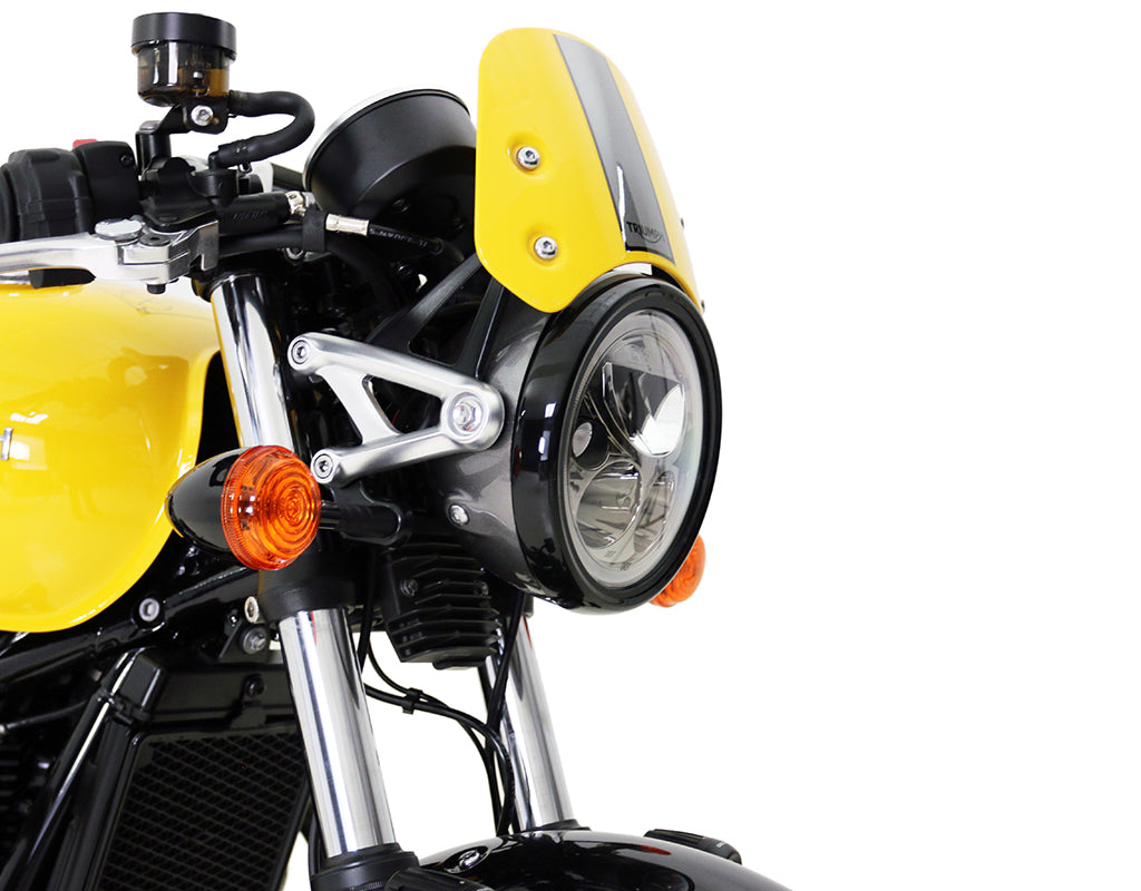 Supporto DENALI per faro M7 su cruiser Triumph