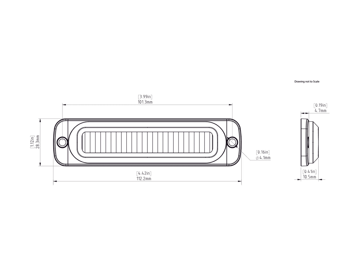 Modulo luminoso Led - Ambra - ENDURRAD