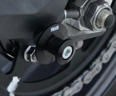 Nottolini cavalletto, Triumph Tiger 800/XRX/XCX/XCA, MZ1000, ZX636 '13 - (no silenz.orig.) Z900/650, Ninja 650 - argento - ENDURRAD