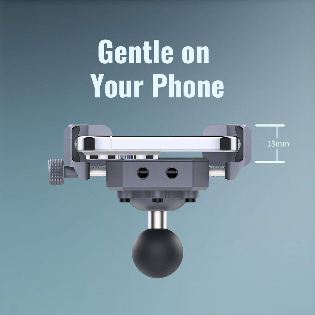 Porta cellulare moto antivibrazione con morsetto Outplorer P100-A, foto 6